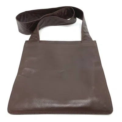 Pre-owned Chanel Brown Leather Shoulder Bag ()