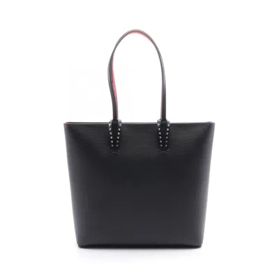 Christian Louboutin Cabata Zipped Ns Tote In Leather In Black