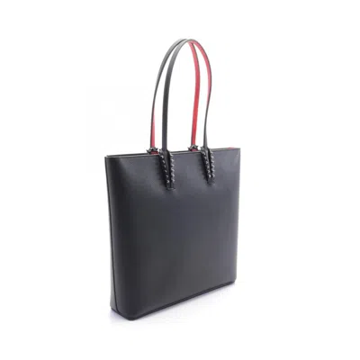 Christian Louboutin Cabata Zipped Ns Tote In Leather In Black