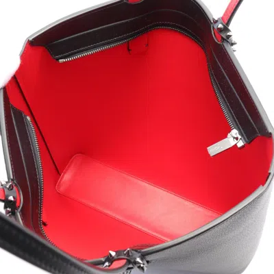 Christian Louboutin Cabata Zipped Ns Tote In Leather In Black