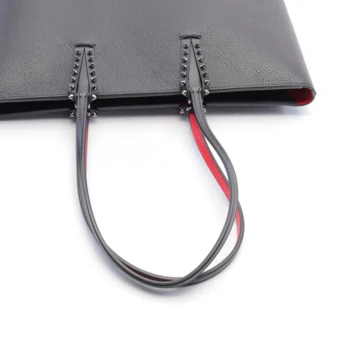 Christian Louboutin Cabata Zipped Ns Tote In Leather In Black