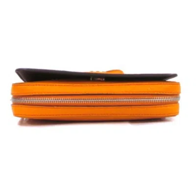 Pre-owned Fendi Orange Leather Shoulder Bag ()