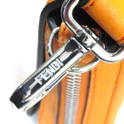 Pre-owned Fendi Orange Leather Shoulder Bag ()