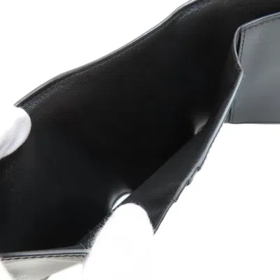 Pre-owned Givenchy Black Leather Wallet (tri-fold) ()