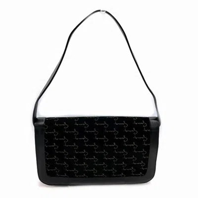 Pre-owned Givenchy Black Suede Leather Shoulder Bag ()