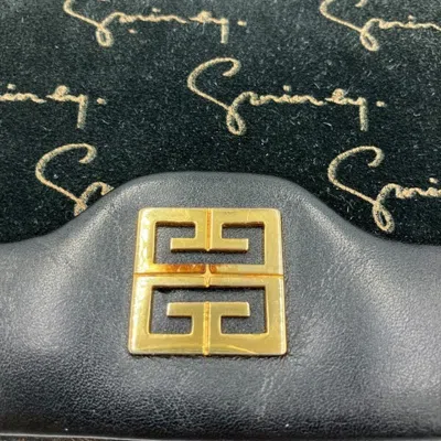 Pre-owned Givenchy Black Suede Leather Shoulder Bag ()
