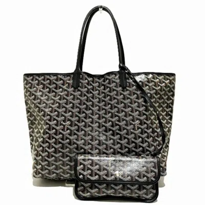 Pre-owned Goyard Beige Brown Pvc Leather Tote Bag () In Beige, Brown