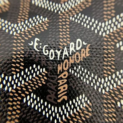 Pre-owned Goyard Beige Brown Pvc Leather Tote Bag () In Beige, Brown
