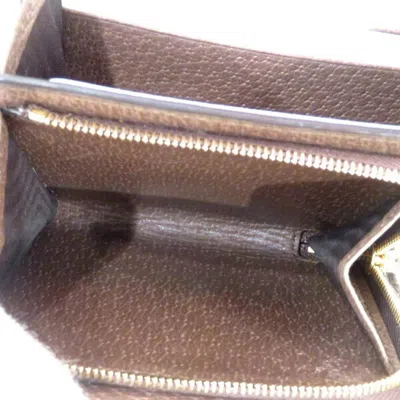 Pre-owned Gucci Beige Canvas Coin Purse/coin Case ()