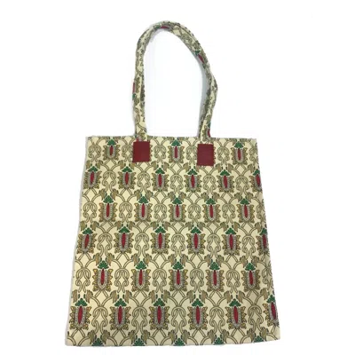 Pre-owned Gucci Beige Cloth Tote Bag ()