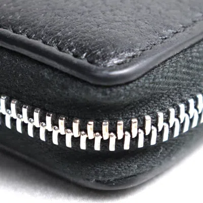 Pre-owned Gucci Black Leather Long Wallet (bi-fold) ()