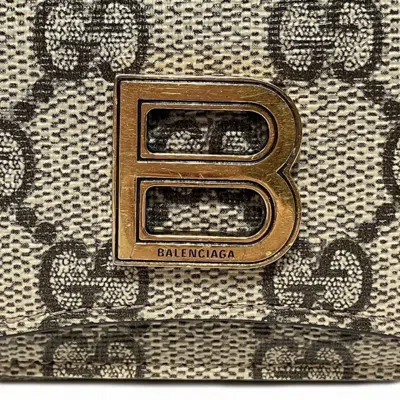 Pre-owned Gucci Brown Gg Supreme Canvas Coin Purse/coin Case ()
