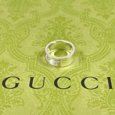 Pre-owned Gucci Silver Silver 925 Band Ring ()