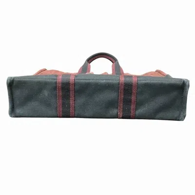 Pre-owned Hermes Black Canvas Tote Bag ()