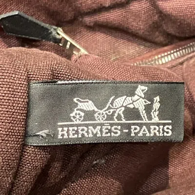 Pre-owned Hermes Black Canvas Tote Bag ()