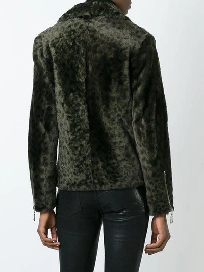 Drome Leopard Print Fur Jacket | ModeSens