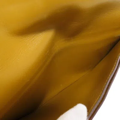 Pre-owned Hermes Dogon Brown Long Wallet (bi-fold) ()