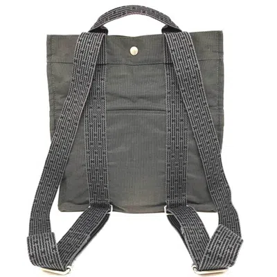 Pre-owned Hermes Gray Canvas Backpack ()