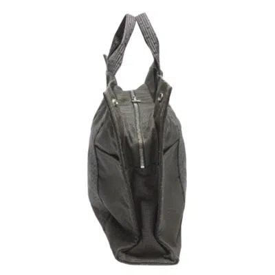 Pre-owned Hermes Gray Canvas Tote Bag ()