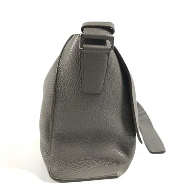 Pre-owned Hermes Gray Leather Shoulder Bag ()