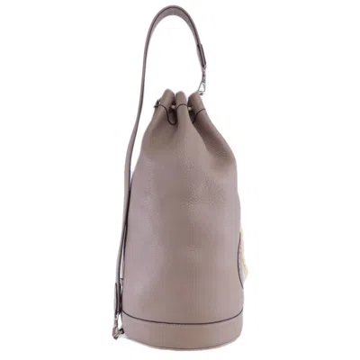Pre-owned Hermes Gray Leather Tote Bag ()