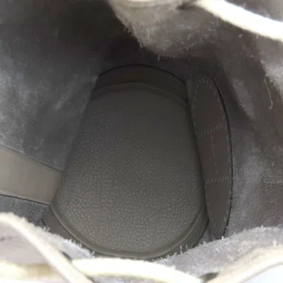 Pre-owned Hermes Gray Leather Tote Bag ()