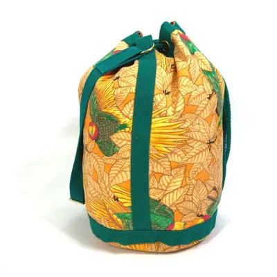 Pre-owned Hermes Green Cloth Shoulder Bag ()