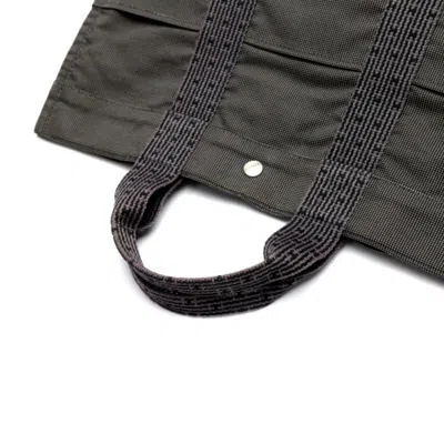 Pre-owned Hermes Her Line Gray Canvas Tote Bag ()