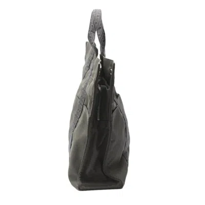 Pre-owned Hermes Her Line Gray Canvas Tote Bag ()