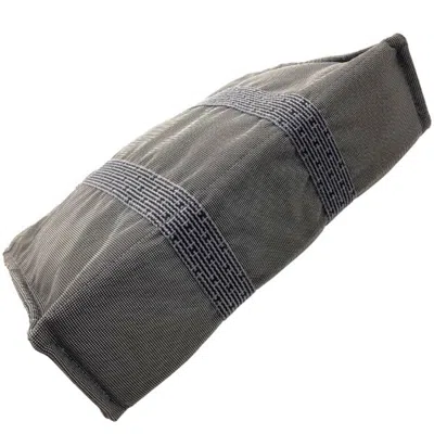 Pre-owned Hermes Her Line Gray Nylon Canvas Tote Bag ()