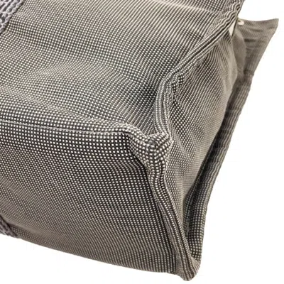 Pre-owned Hermes Her Line Gray Nylon Canvas Tote Bag ()