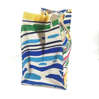 Pre-owned Hermes Multi-color Canvas Beach Bag Shoulder Bag ()
