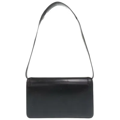 Pre-owned Hermes Navy Box Calf Leather Shoulder Bag ()