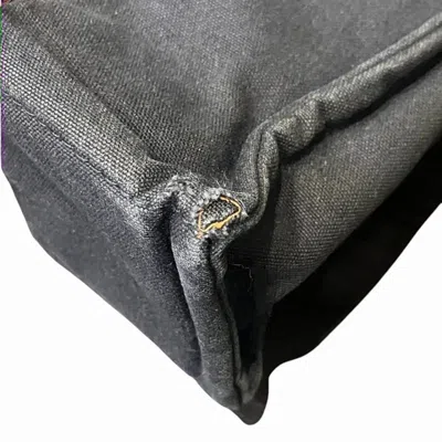 Pre-owned Hermes Navy Canvas Handbag Tote Bag ()