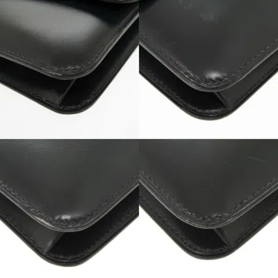 Pre-owned Hermes Navy Box Calf Leather Shoulder Bag ()