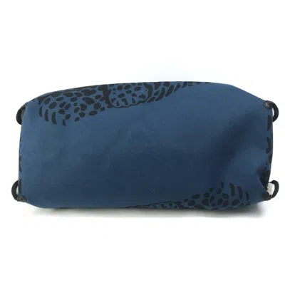 Pre-owned Hermes Navy Cloth Tote Bag ()