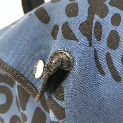 Pre-owned Hermes Navy Cloth Tote Bag ()