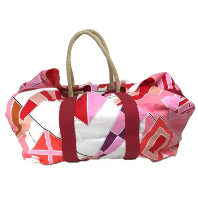 Pre-owned Hermes Pink Cotton Tote Bag ()