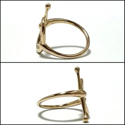 Pre-owned Hermes Pink Gold Pink Gold (18k) Band Ring ()