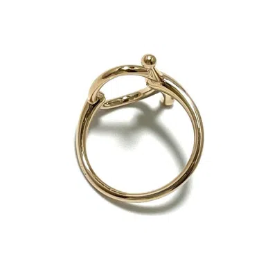 Pre-owned Hermes Pink Gold Pink Gold (18k) Band Ring ()