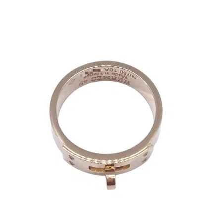 Pre-owned Hermes Pink Gold Pink Gold (18k) Anniversary Ring ()