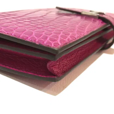 Pre-owned Hermes Pink Other Long Wallet (bi-fold) ()