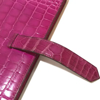 Pre-owned Hermes Pink Other Long Wallet (bi-fold) ()