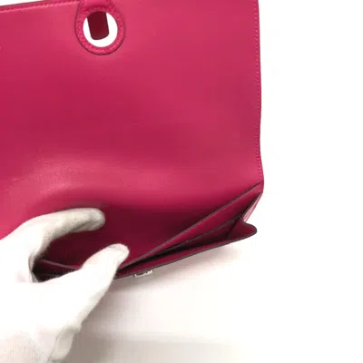 Pre-owned Hermes Pink Other Long Wallet (bi-fold) ()