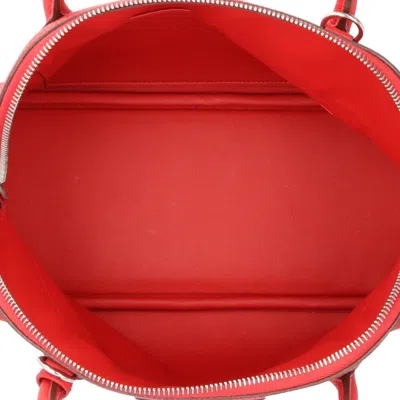 Pre-owned Hermes Red Color Rouge H Taurillon Clemence Leather Shoulder Bag () In Red Color, Rouge H