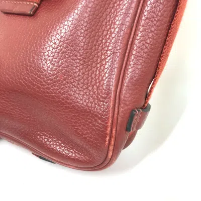 Pre-owned Hermes Red Leather Shoulder Bag ()