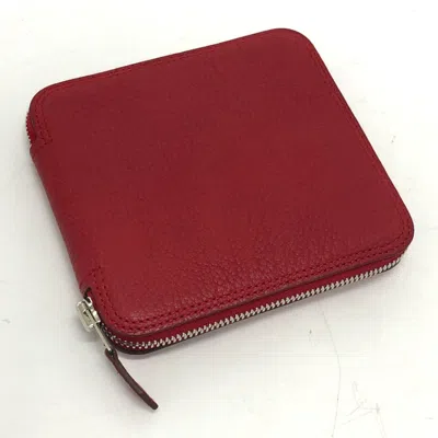 Pre-owned Hermes Red Leather Tote Bag ()
