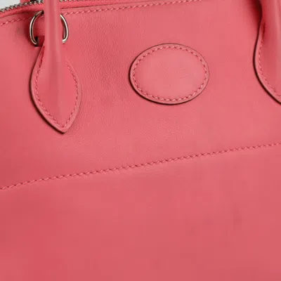 Pre-owned Hermes Rose Azalee Swift Leather Handbag Shoulder Bag Tote Bag ()