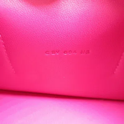 Pre-owned Hermes Rose Purple Togo Leather Long Wallet (bi-fold) ()