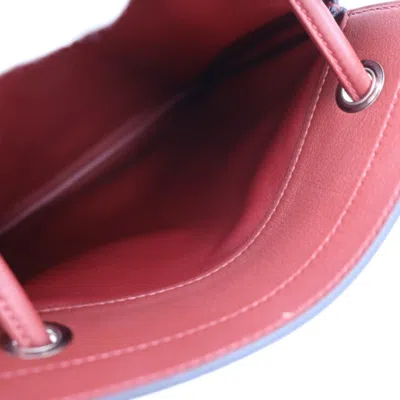 Pre-owned Hermes Rouge H Swift Leather Handbag Pochette Pouch Shopping Bag Shoulder Bag Tote Bag ()